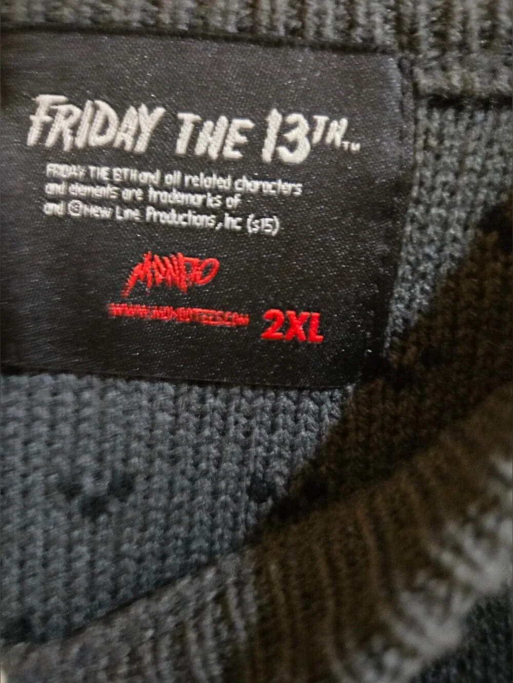 Mondo - Friday The 13th Graphic Knit Sweater - Size 2XL
